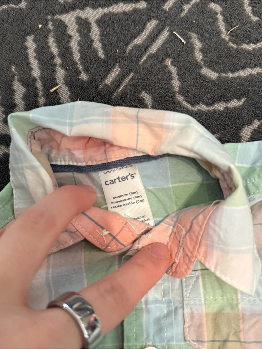 Baby boy flannel set